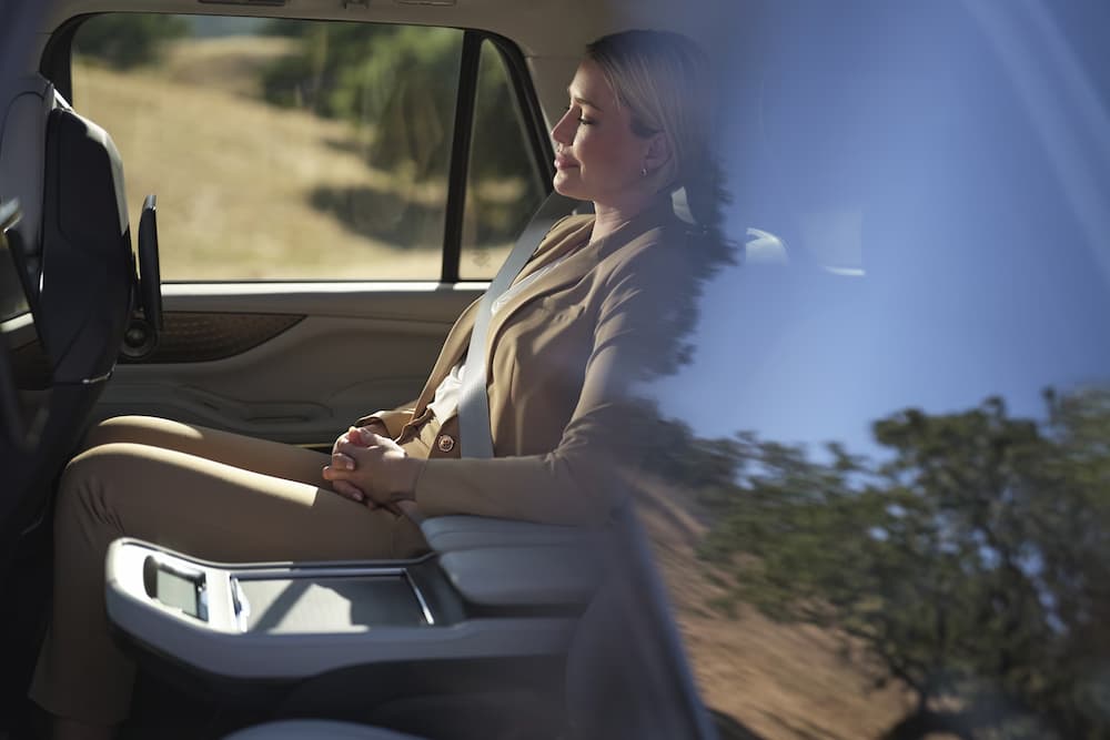 2025 Lincoln Navigator Quiet Travel in a Passenger Seat