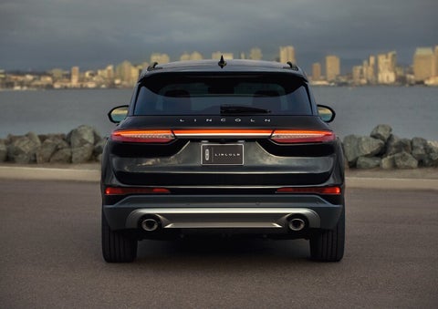 The rear lighting of the 2025 Lincoln Corsair® SUV spans the entire width of the vehicle. | Rogers Lincoln in Midland TX