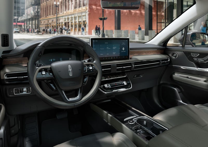 The interior dashboard of 2024 Lincoln Corsair® SUV is shown here. | Rogers Lincoln in Midland TX