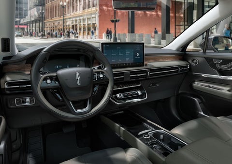 The interior dashboard of 2024 Lincoln Corsair® SUV is shown here. | Rogers Lincoln in Midland TX