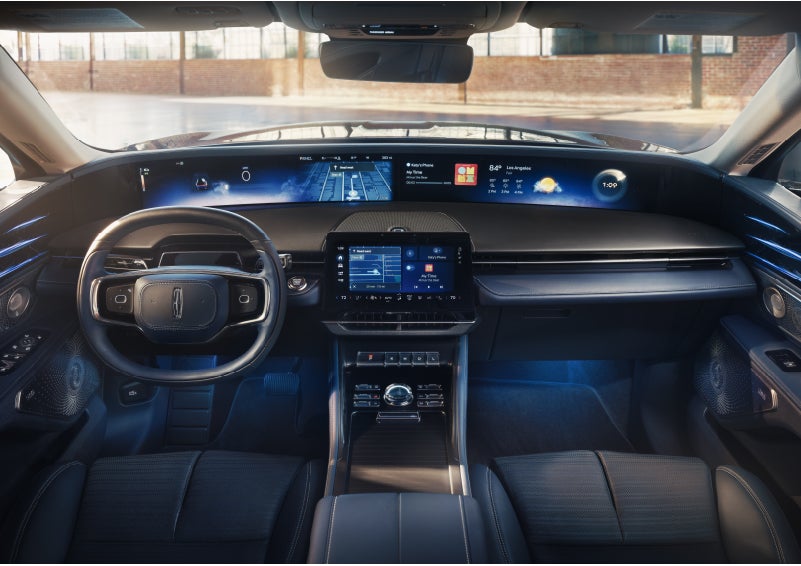The panoramic display is shown in a 2026 Lincoln Nautilus® SUV. | Rogers Lincoln in Midland TX