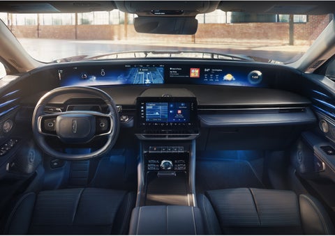 The panoramic display is shown in a 2026 Lincoln Nautilus® SUV. | Rogers Lincoln in Midland TX