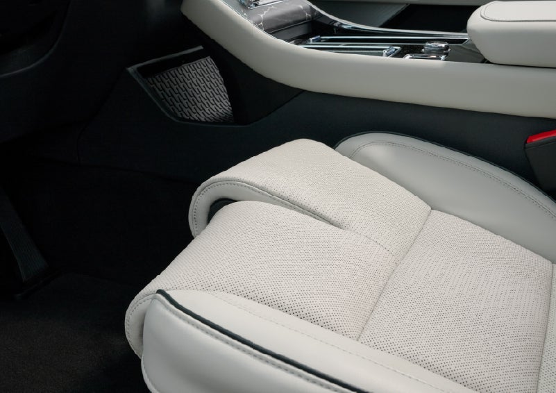 The front passenger Perfect Position seat is shown with the thigh extender adjusted.| Rogers Lincoln in Midland TX