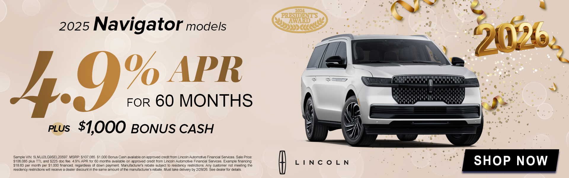 2025 Navigator models